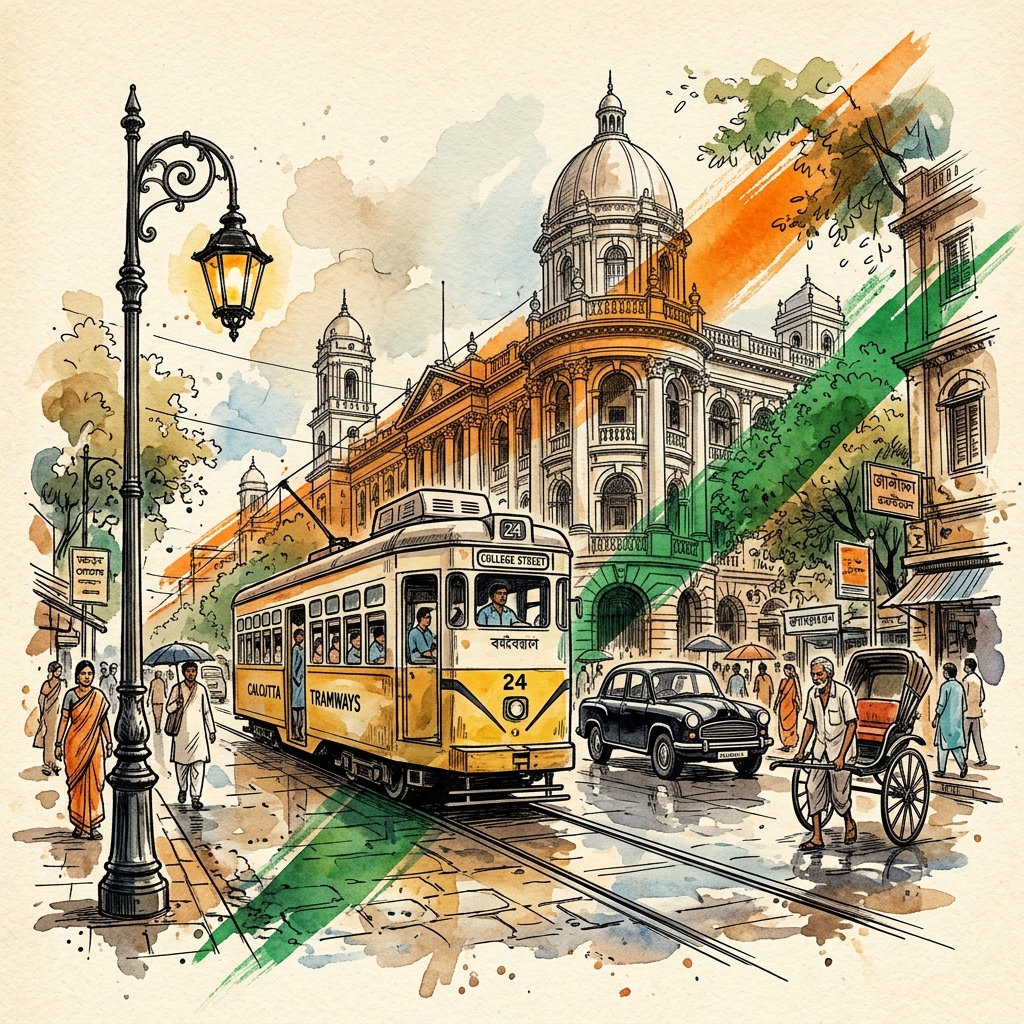 Kolkata Heritage Tram & Landmarks